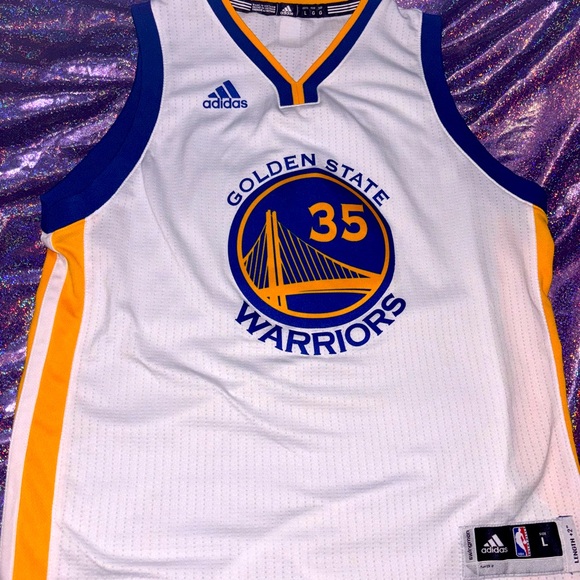 Adidas golden state warriors Kevin Durant #35 NBA Jersey - Picture 1 of 7